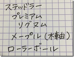 レグヌム　書いた感じ